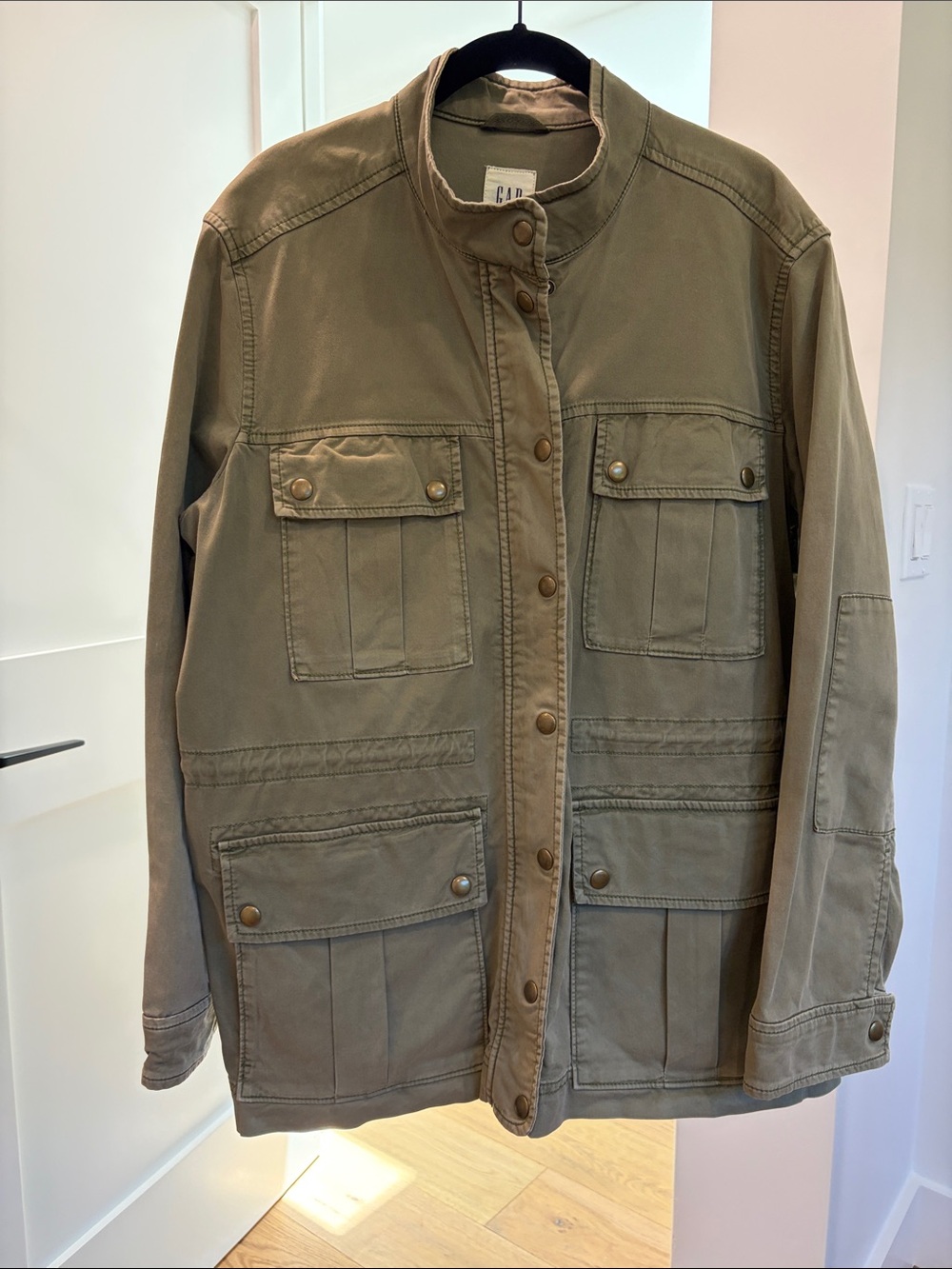GAP Mesculen Green Women's Utility/Military Jacket